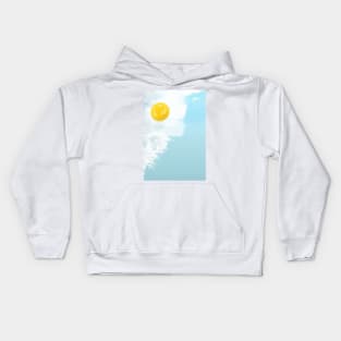 Fried by the beach Kids Hoodie